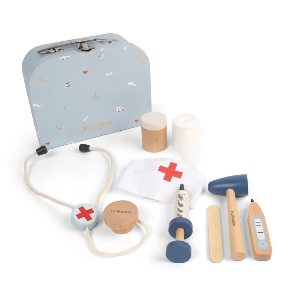 Best Legekuffert - Doktorsæt i træ Rolleleg