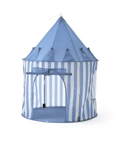 Sale Legetelt,Blå med striber,100x130cm Legetelte & Tipier