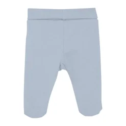 Outlet Leggings m. fødder - SOLID - Zen Blue Præmatur Tøj|Bukser