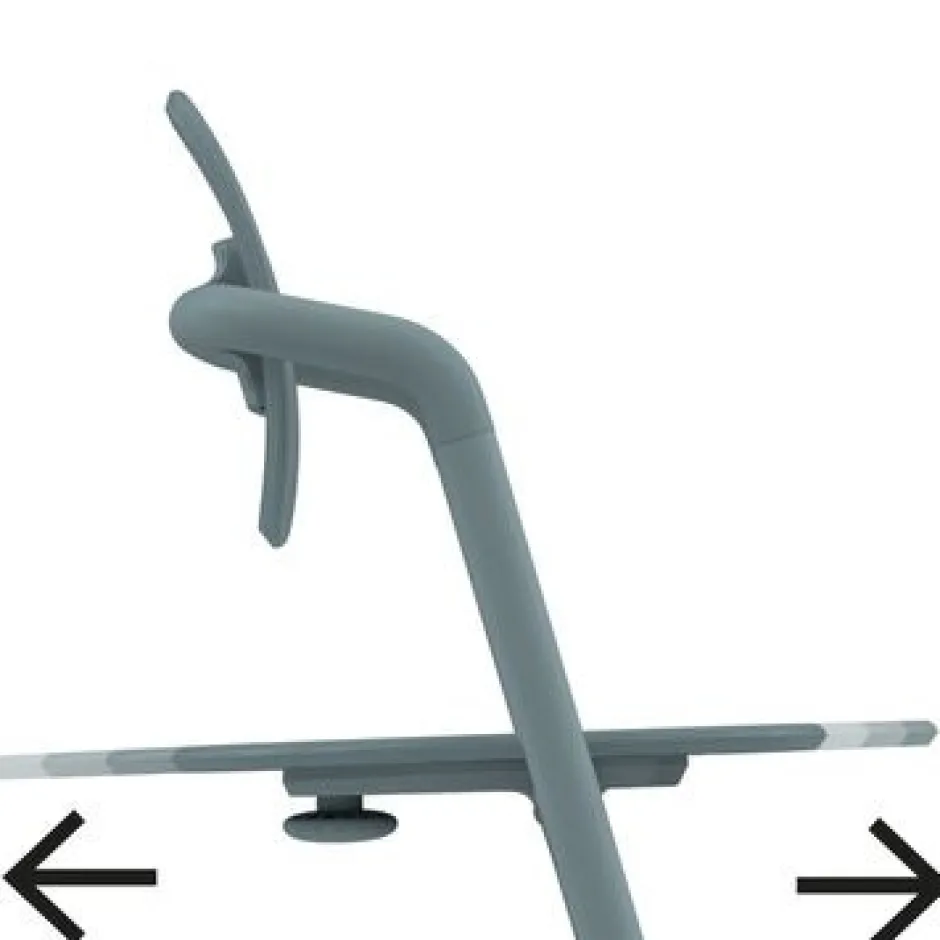 Lemo højstol - stone blue Børn Højstole Uden Tilbehør