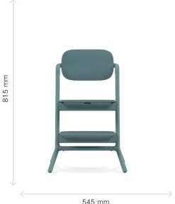 Lemo højstol - stone blue Børn Højstole Uden Tilbehør