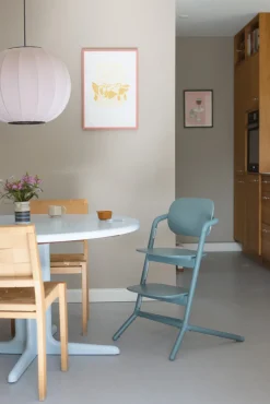 Sale Lemo højstol 4in1 sæt - stone blue Børn Højstole Med Tilbehør