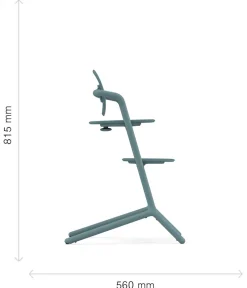 New Lemo højstol 3in1 sæt - stunning black Børn Højstole Med Tilbehør