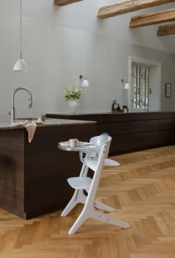 Clearance Lemo Platinum højstol 3in1 sæt, hvid Børn Højstole Med Tilbehør