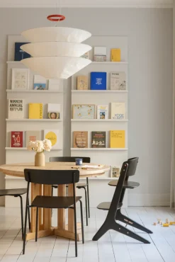 Clearance Lemo Platinum højstol, sort/rose gold Børn Højstole Uden Tilbehør