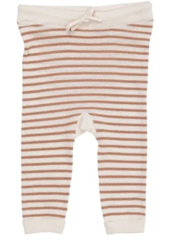 Let strikket leggings m. striber - CREAM Leggings