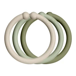 Clearance Loops 12 Pack - vanilla/sage/olive Legetøj Til Barnevogne & Autostole