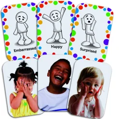 Sale Lær om følelser og kropssprog -figurer Aktivitetslegetøj