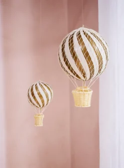 Luftballon - Gylden 10 cm Børn Uroer