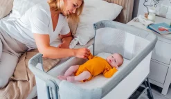 New Luna vugge - grå Børn Side By Side Senge