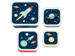 Outlet Lunch & snack box sæt - space Madkasser & Drikkedunke