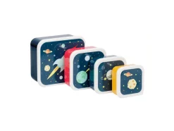 Outlet Lunch & snack box sæt - space Madkasser & Drikkedunke