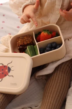 Clearance Madkasse - Ladybug- Silikone Madkasser & Drikkedunke