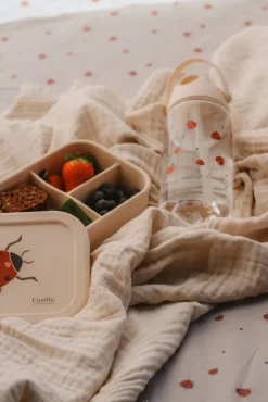 Clearance Madkasse - Ladybug- Silikone Madkasser & Drikkedunke