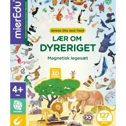 Magnetisk legesæt - Lær om dyreriget Magnetlegesæt