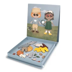 Clearance Magnetisk påklædningsdukke - Klar til dit eventyr Magnetlegesæt