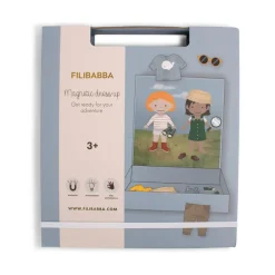 Clearance Magnetisk påklædningsdukke - Klar til dit eventyr Magnetlegesæt