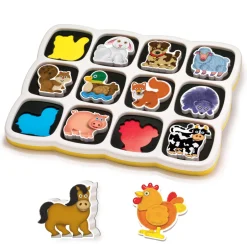 Discount Magnetisk puslespil: Bondegård Magnetlegesæt