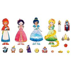 Magnetisk rejsesæt - Eventyr Magnetlegesæt