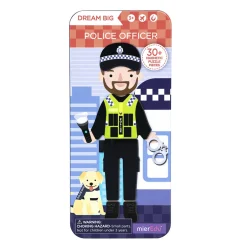 Sale Magnetisk rejsesæt - Politibetjent Magnetlegesæt