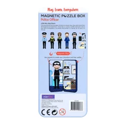 Sale Magnetisk rejsesæt - Politibetjent Magnetlegesæt