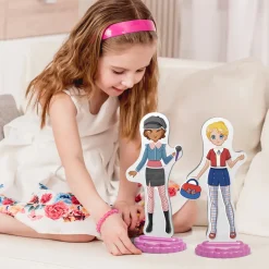 Hot Magnetiske påklædningsdukker: Bedste veninder Magnetlegesæt