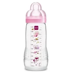 Clearance Easy Active Baby Bottle 330ml PINK Sutteflasker