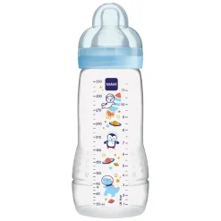 Hot Easy Active Baby Bottle 330ml BLUE Sutteflasker