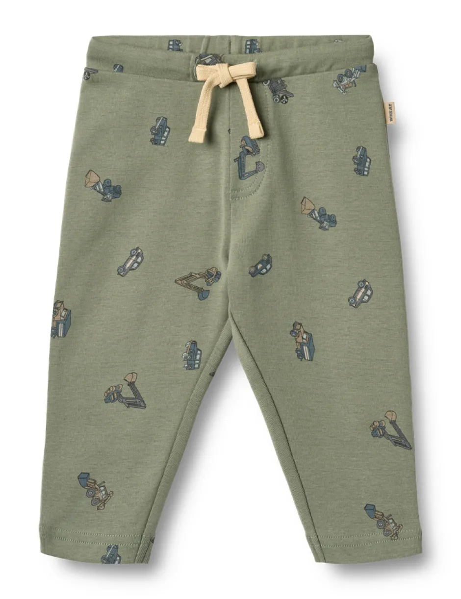 Discount Manfred Jersey Bukser - Dusty green cars Bukser