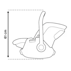 New Maple - Black Autostole 40-87 Cm (0-15 Mdr.)