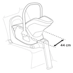 Maple - Mid Blue Autostole 40-87 Cm (0-15 Mdr.)