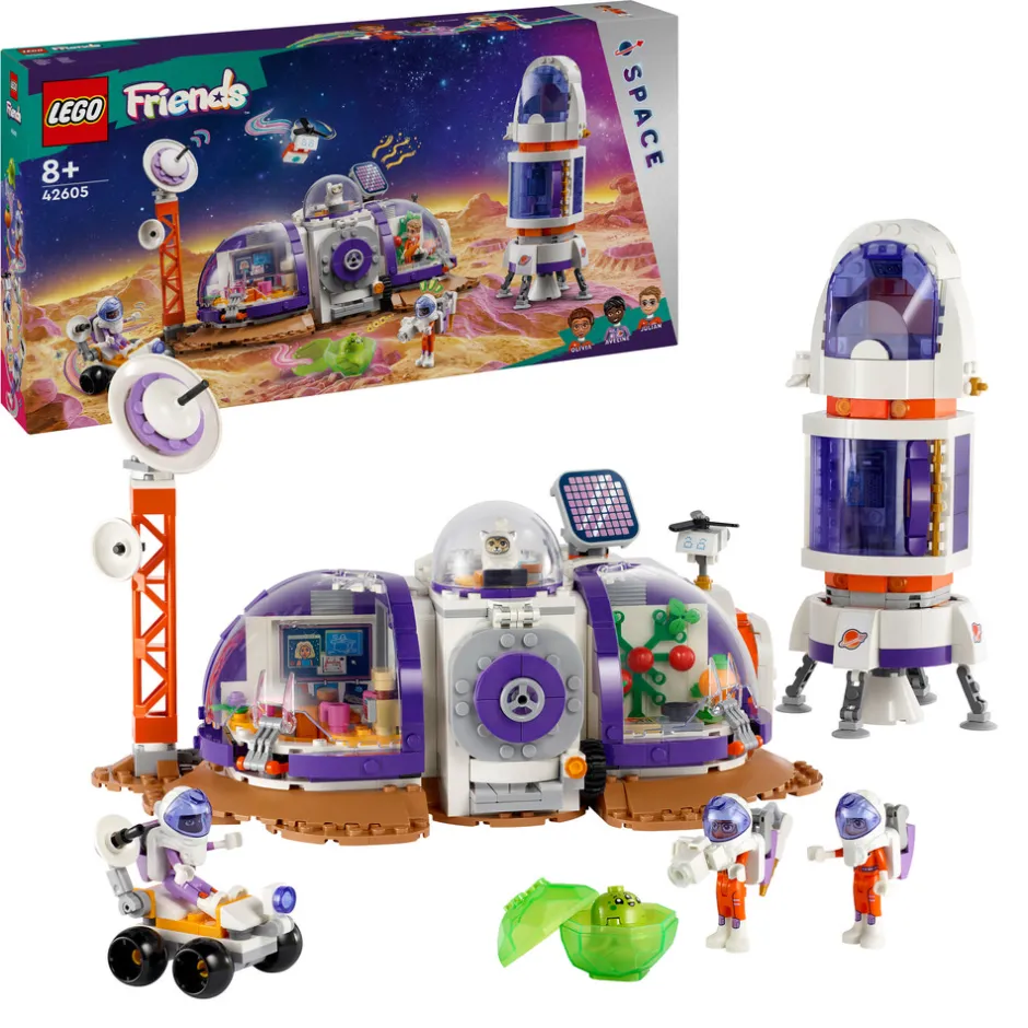 Discount Mars-rumbase og raket 42605 Friends Lego