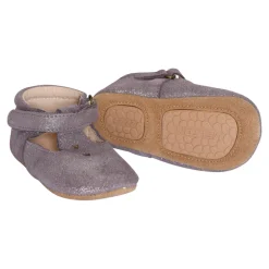 Clearance Mary Jane læder slippers - 2501 Hjemmesko