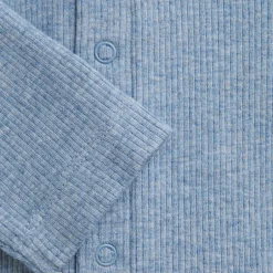 Hot Melange Rib Romper Langærmet - 7639 Heldragter U. Fod