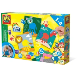 Clearance Min første - Fingermaling - Håndaftryk - Dyr Kreasæt