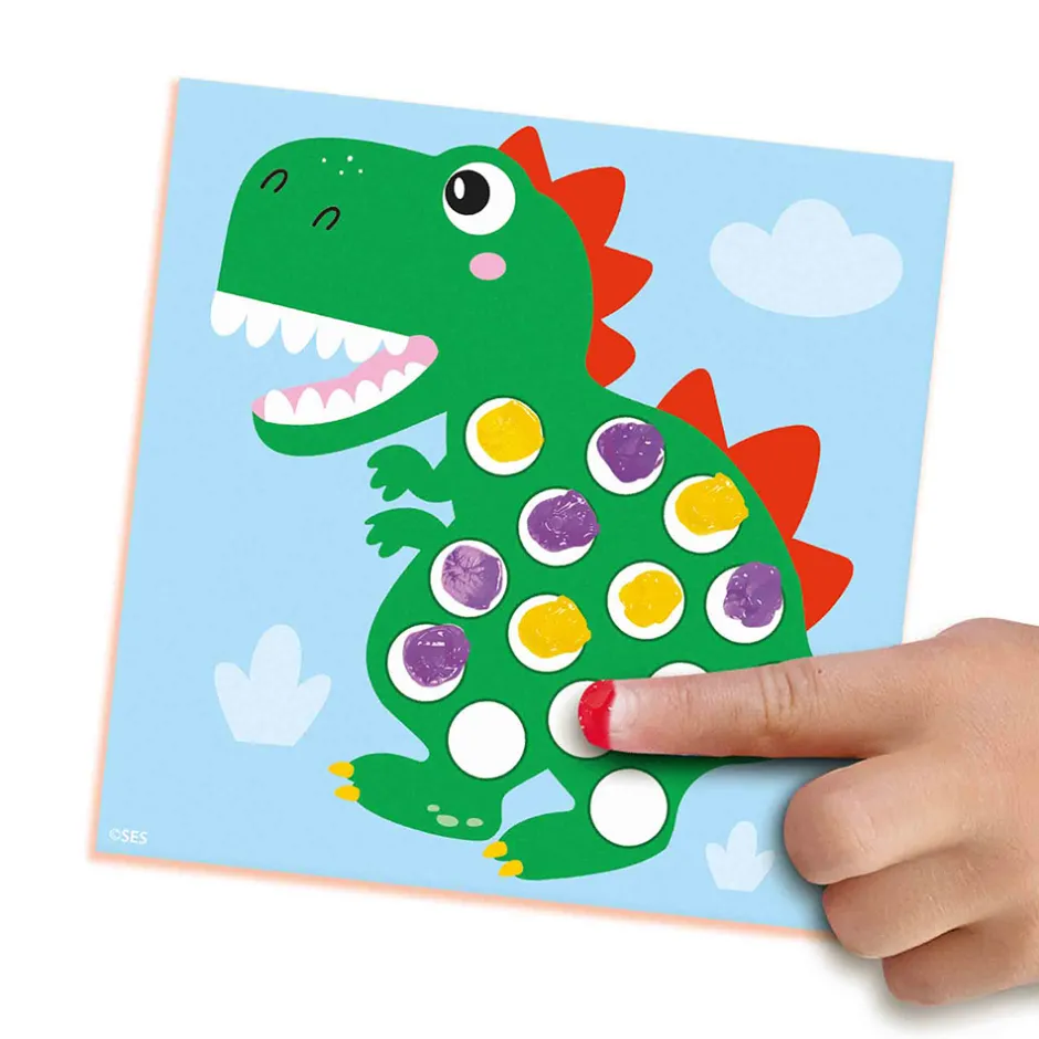 Discount Min første - Fingermaling dinosaurer Kreasæt