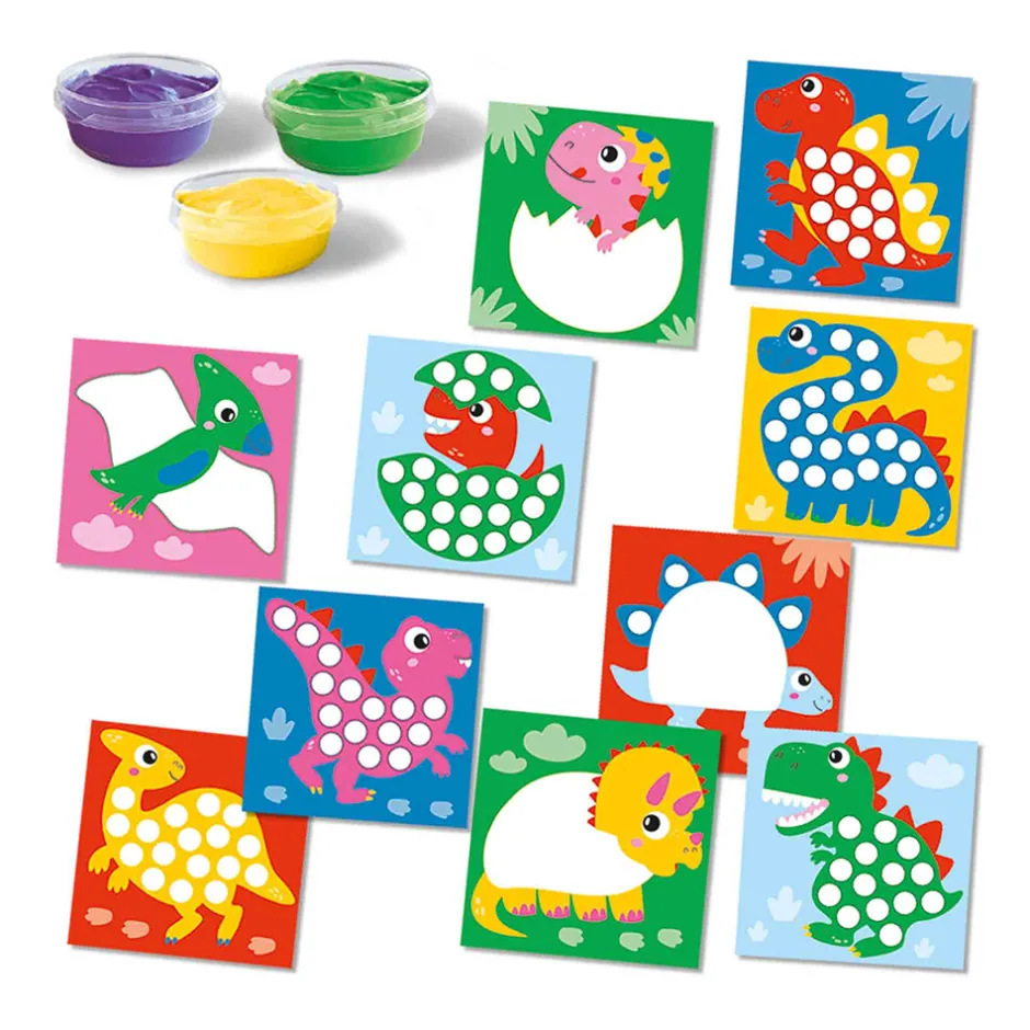Discount Min første - Fingermaling dinosaurer Kreasæt