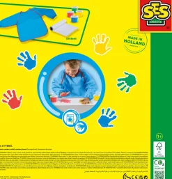 Outlet Min første - Fingermaling med forklæde Kreasæt