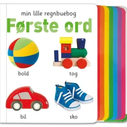 Hot Min lille regnbuebog - Første ord Papbøger