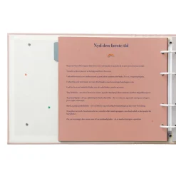 Discount Mine første år - Minder Og Gemmer - rosa Barnets Bog