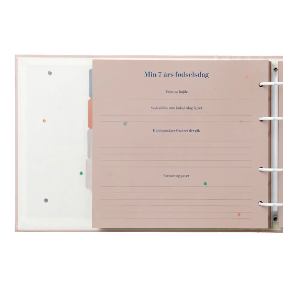 Discount Mine første år - Minder Og Gemmer - rosa Barnets Bog