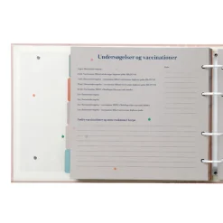 Discount Mine første år - Minder Og Gemmer - rosa Barnets Bog