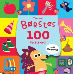 Clearance Minisjang - Børstes 100 første ord-Løft flapperne Børn Børnebøger