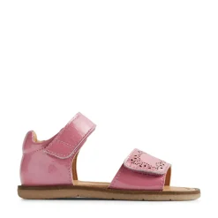 New Molli lak sandal - pink Sandaler Med Åben Tå
