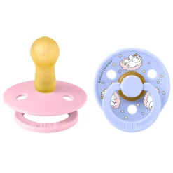 Discount Moomins Colour Sut 2pk Latex Str 2 - Baby Pink Sutter