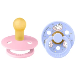 Outlet Moomins Colour Sut 2pk Latex Str 1 - Baby Pink Sutter