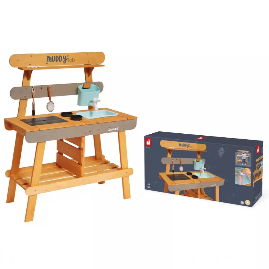 Online Muddy Lab - udekøkken Leg I Haven