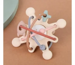 Clearance Multi toy silikonelegetøj med raslekugle dark Bideringe & Rangler