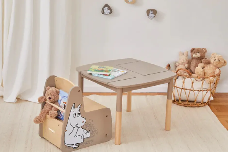 Hot Mumi Bord med Opbevaring Børn Børneborde & Stole