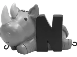 Discount N bogstav med næsehorn til navnetog Børn Fødselsdagstoge